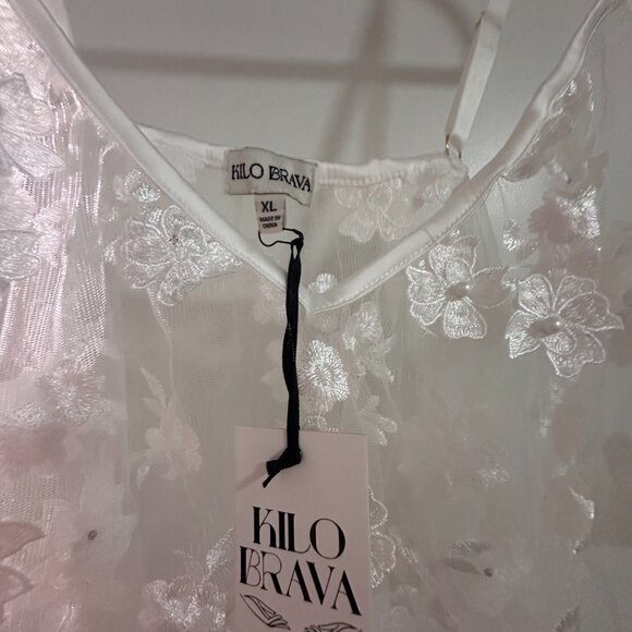 Floral Mini Slip Dress - Picture 3 of 3